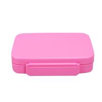 Cinq compartiments à l' épreuve des fuites, boîte de déjeuner Bento, boîte de déjeuner 1000ml rose