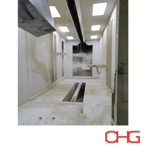Overhead Conveyor System Powder Coating Line for Customized Sheet Metal Parts