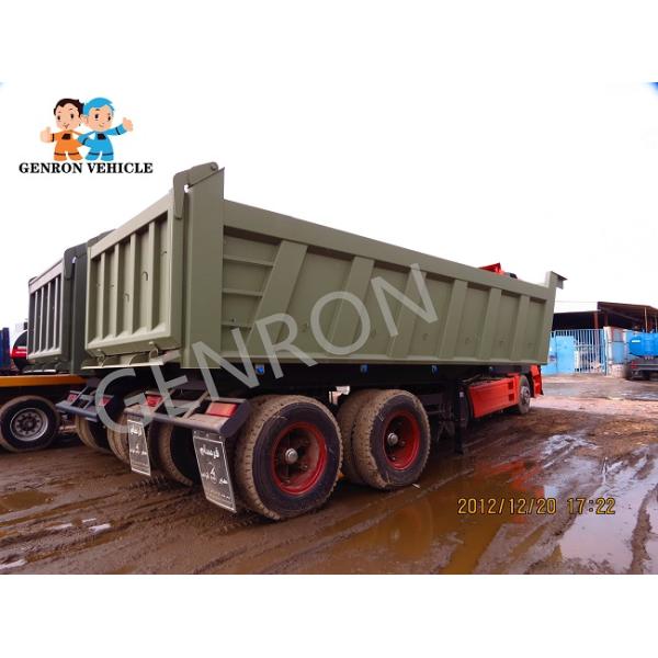 9.5M Bogie Suspension Dump Semi Trailers End Dump Semi Trailer