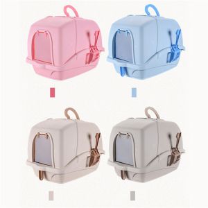 Cat Shit Basin Extra Large Cat Litter Box Fully Enclosed Anti Spatter Deodorant Cat Toilet