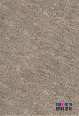 Chestnut Stone Pattern Vinyl Flooring 0.3-0.6mm Home Deco Fireproof Bright GKBM Greenpy MJ-S6012