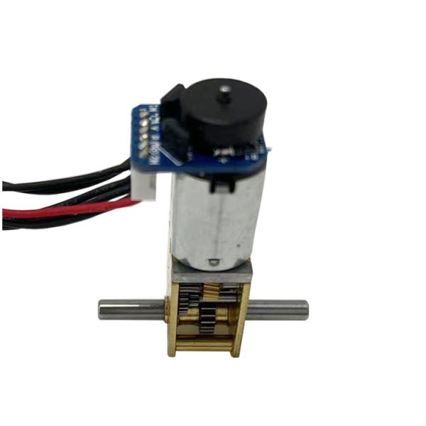 Motor de engrenagem a corrente contínua de escova de 12 V com caixa de engrenagens de minhoca para fechaduras de portas elétricas