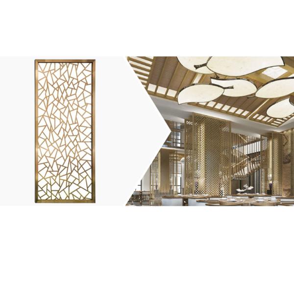 Neoclassical Postmodern Living Room Partition Screen Stainless Steel Decorative
