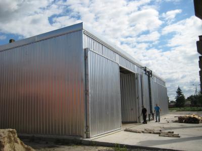 Automatically Wood Drying Room 80 M3 Capacity Thermal Oil Heating Medium