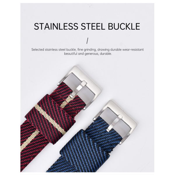 The Kinetic Weave·Double-Woven Quick-Release Nylon Strap