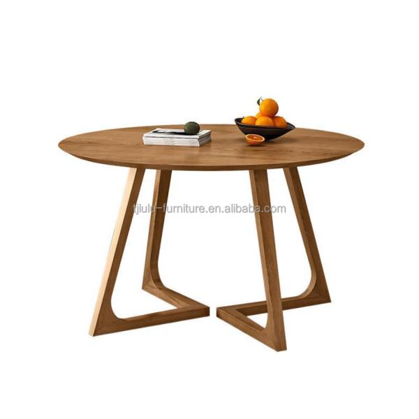 Mail Packing Y Dining Room Furniture Customized Modern Designs Round Solid Wood Coffee Table Top for Restaurant