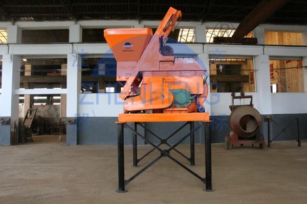 Misturador concreto gêmeo do eixo JS750 da mistura pronta com desempenho seguro do funil da faixa clara