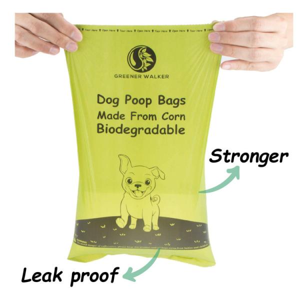 Compostable корма собаки 9*13inches 100% расклассифицированная землей кладет толстый материал в мешки