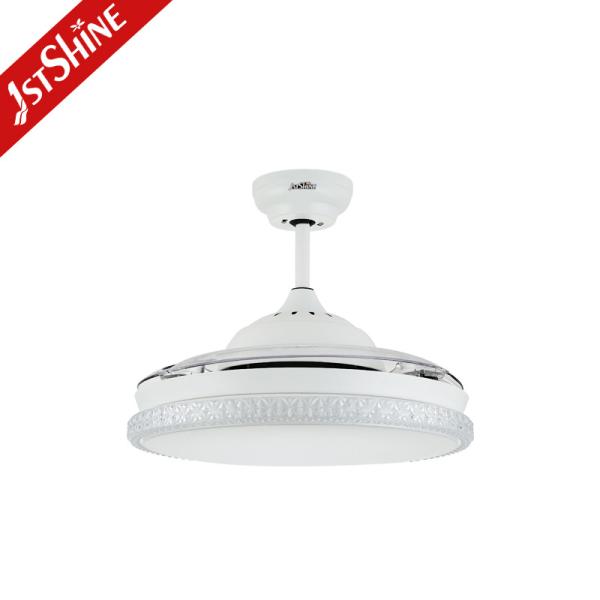 42 polegadas retrátil cristal candelabro Ventiladores de teto para uso interno