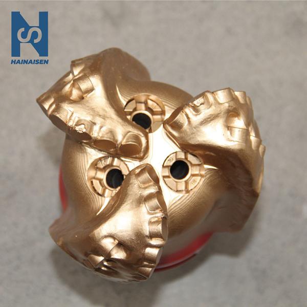 6 Inch PDC Rock Drill Bit 3 Blades Steel Body PDC Bit
