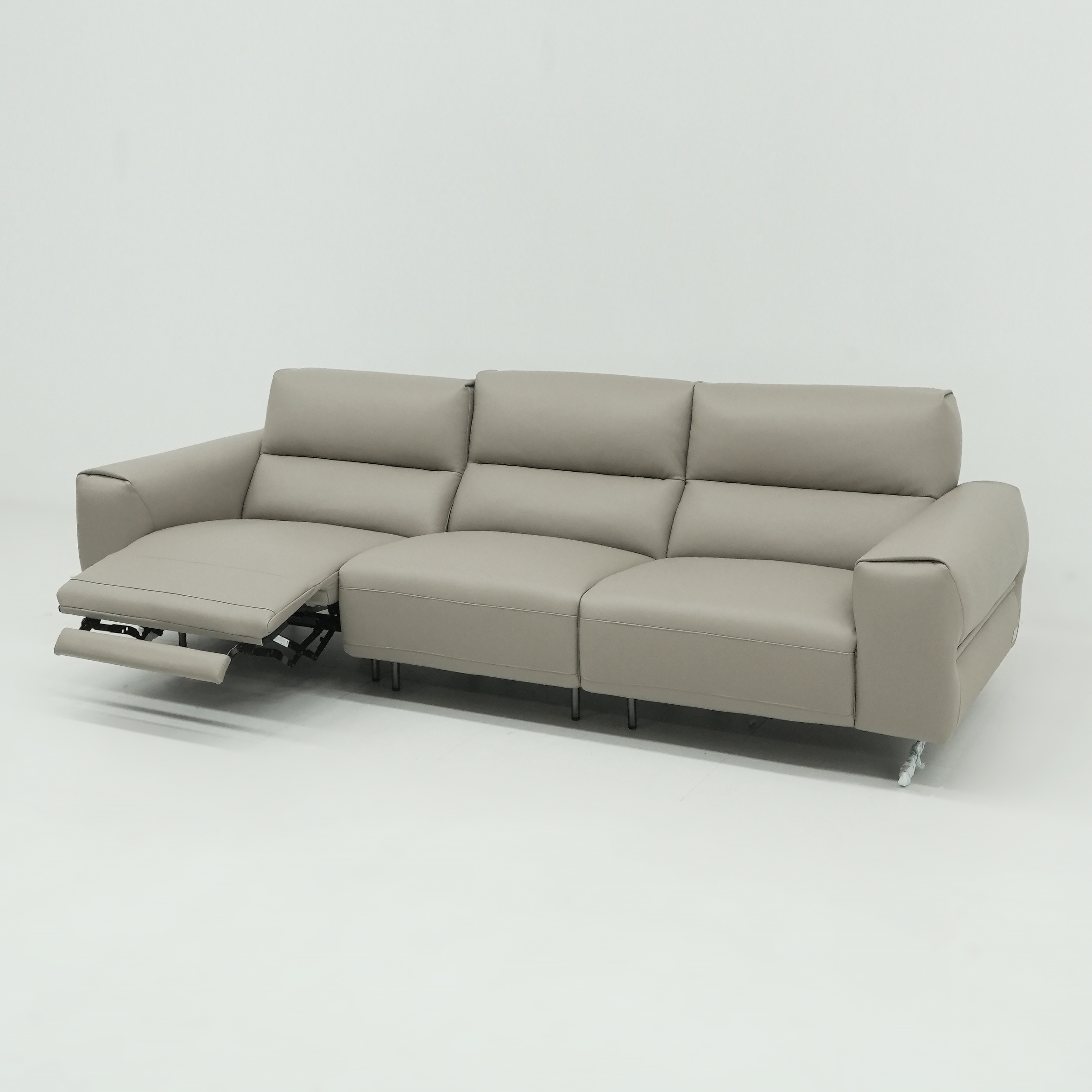 Modern Recliner Sofa in Taupe Upholstery for Contemporary Homes – Zero Wall