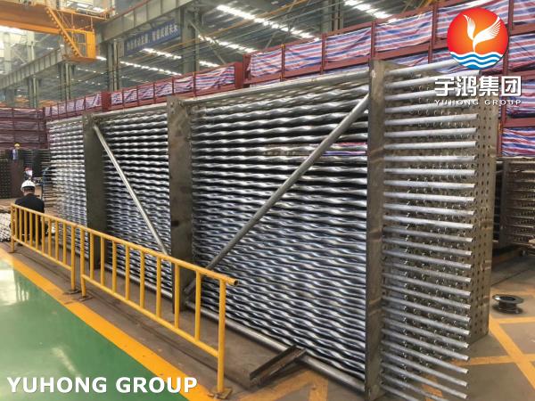 ASTM A312 TP310S Corrugated Stainless Steel Heat Exchanger Tube