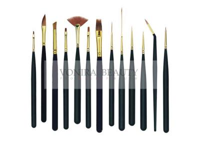 13Pcs Mini Body Art Brushes Watercolour Paint Brushes Collection With Premium Synthetic Sable Hair