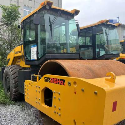Used Shantui SR26 Vibratory Road Roller Original Compaction Machinery Cheap Price