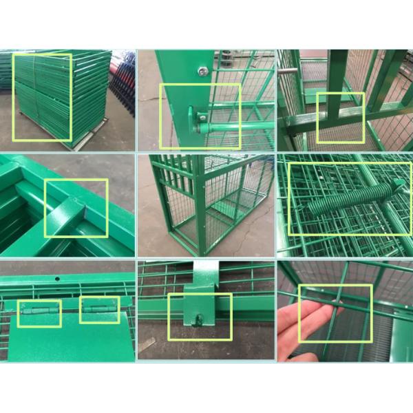 Двухдверная клетка для ловушек для животных 2.2M складная большая клетка для диких животных для кабана-волка