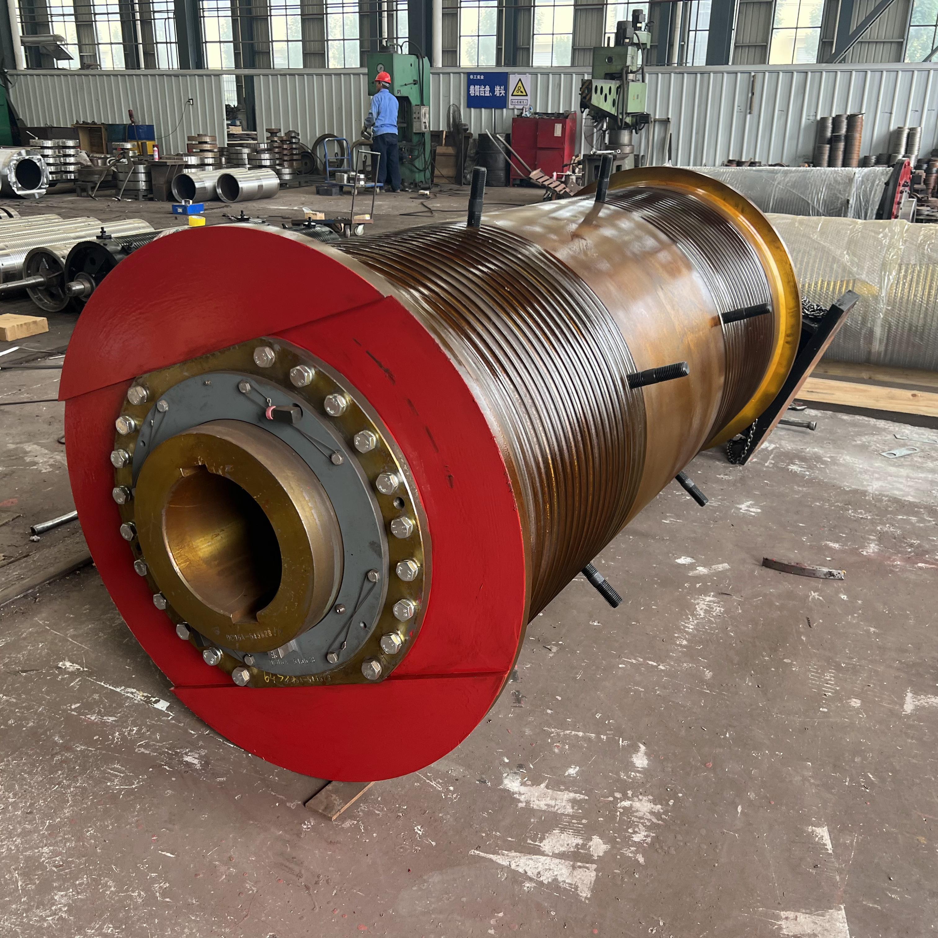 CNC Machined Induction Hardening Wear‑Resistant Wire Rope Drum