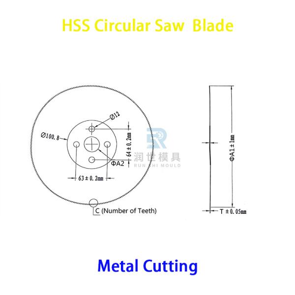 M42 High Speed Steel Circular Saw Blade For Copper Iron Aluminum Stainless Steel Cutting