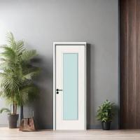 Portas de vidro internas à prova d'água Contraste de cores nítido e acabamento metálico