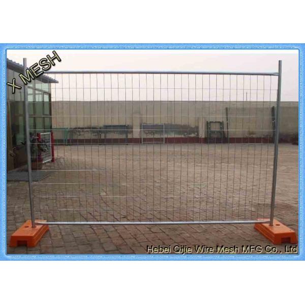 Welded Galvanized Temporary Mesh Fencing , Portable Outdoor Fence 2.4 X 2.1 Metres