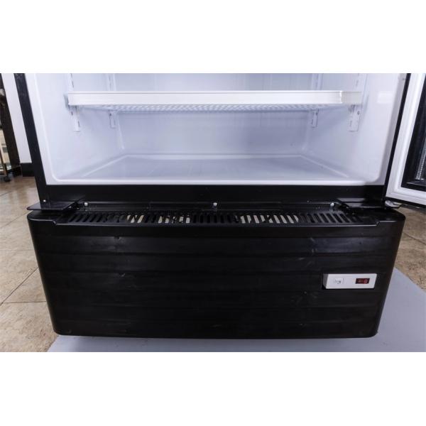 Портативная одностеклянная дверь напитки вертикальная витрина охладитель напитков холодильник 280L