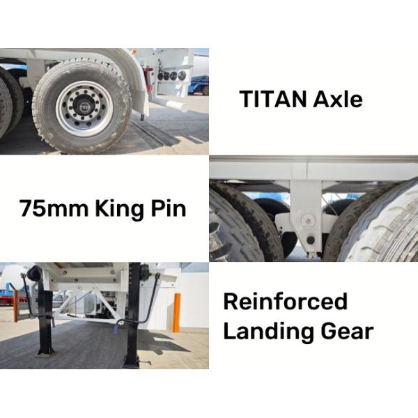 TITAN 45CBM Tri Axle New Fuel Tanker Trailer for Sale