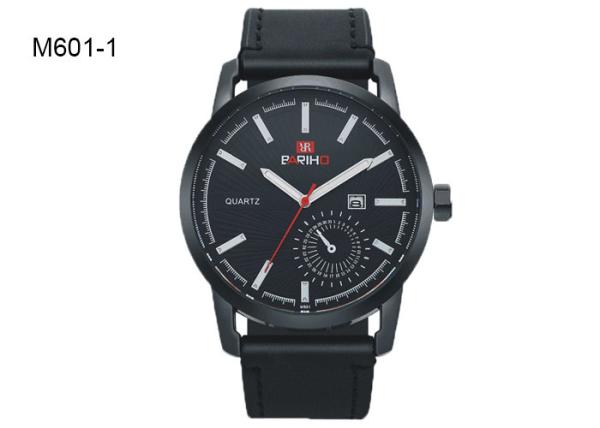 4 Pointers Brief Men's Quartz Watch Date Minimalist Classic Dress Wristwatch M601