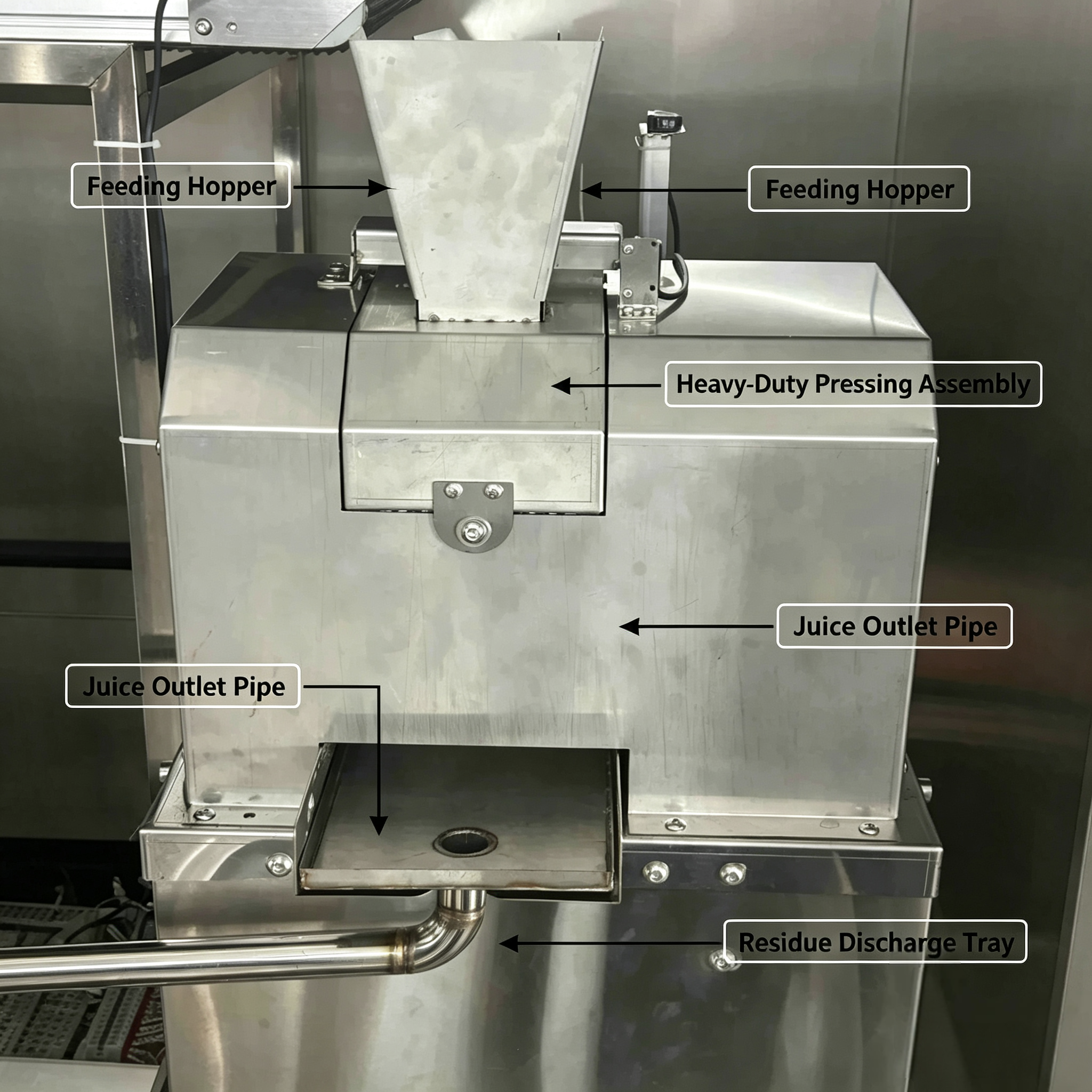 21.5 Inch LCD 2000Watts Power Self-Cleaning System Sugarcane Juice Vending Machine Automatic Juice Dispenser