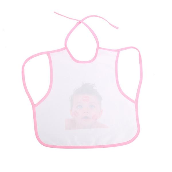 Custom Polyester Sublimation Baby Bib Blanks For Heat Press