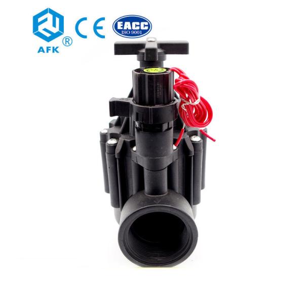 C.A. 220V temperatura do meio da estrutura do piloto da válvula de solenoide da irrigação da água de 2 polegadas