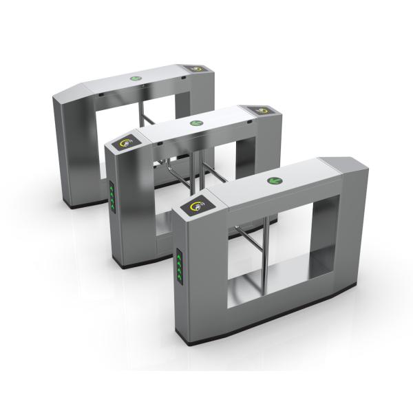 Sophisticated Electronic Turnstile Gates 30-40 Persons / Min Flap Barrier