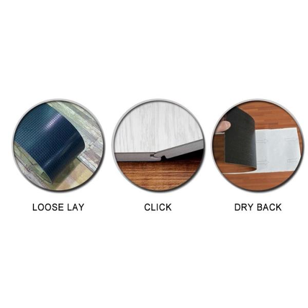 Indoor Hotel Click Vinyl SPC piso impermeável Luxury WPC Planck 3,5 mm em rolos