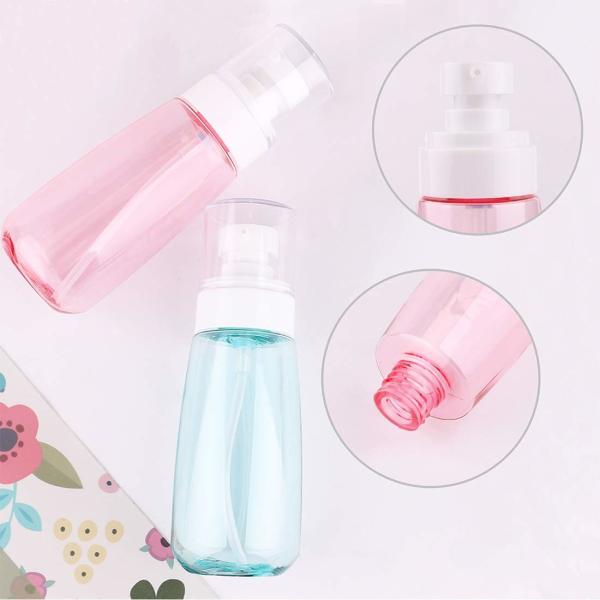 Pink Refillable Lotion Pump Bottle Portable Travel Foam Pump Bottle