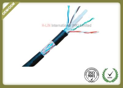 8 Conductors Network Fiber Cable , Cat6 SFTP Cable With 0.58mm Diameter Pass Fluke Test