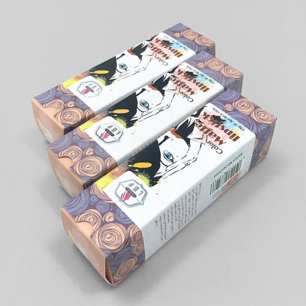 Очиститель лица помада трубка упаковка коробка косметическая бумага губный глянс коробка упаковка