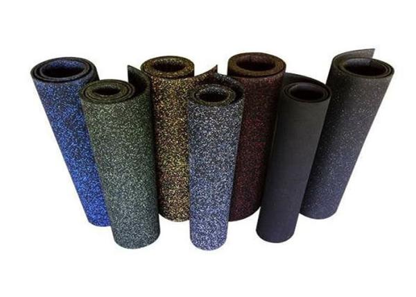 1.1g/Cm³ Density Commercial Rubber Floor Mats , EPDM Gym Floor Mats Non - Porous