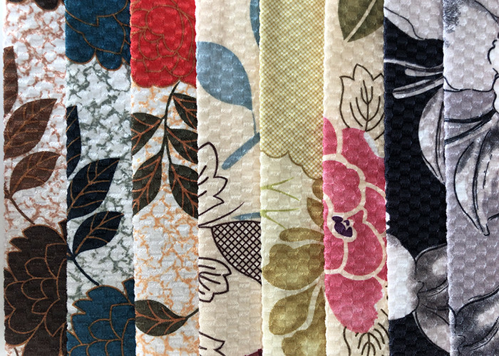 Снуйте вязать ткань драпирования бархата софы 300gsm