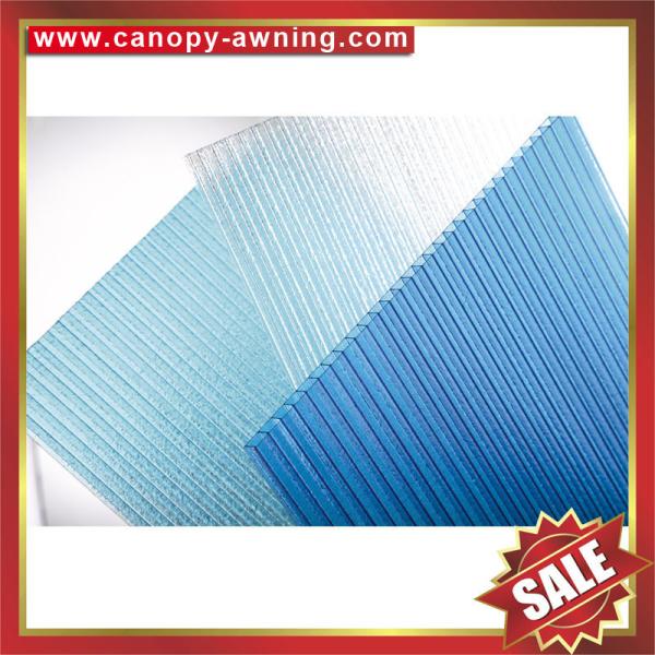 high qualtity greenhouse roofing polycarbonate PC multiwall twin wall cell hollow board sheet sheeting plate panel