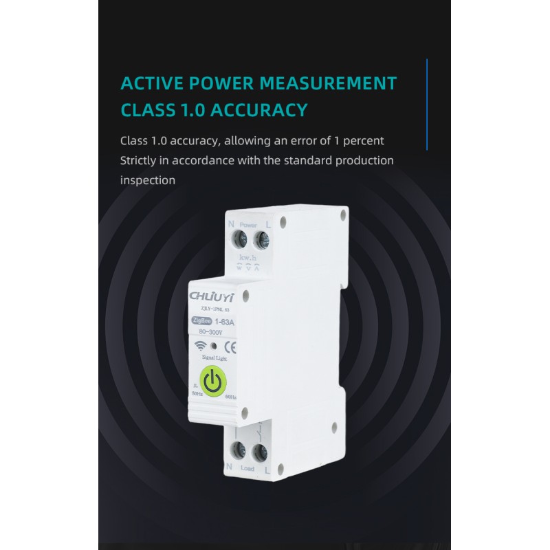1P ZigBee Reclosing Protector: Energy Meter, Over/Under-Voltage, Voice Control