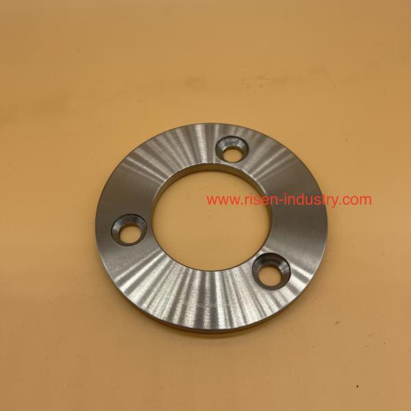 Base of rail post, stainless steel 304, finishing satin,, dia 50.8mm