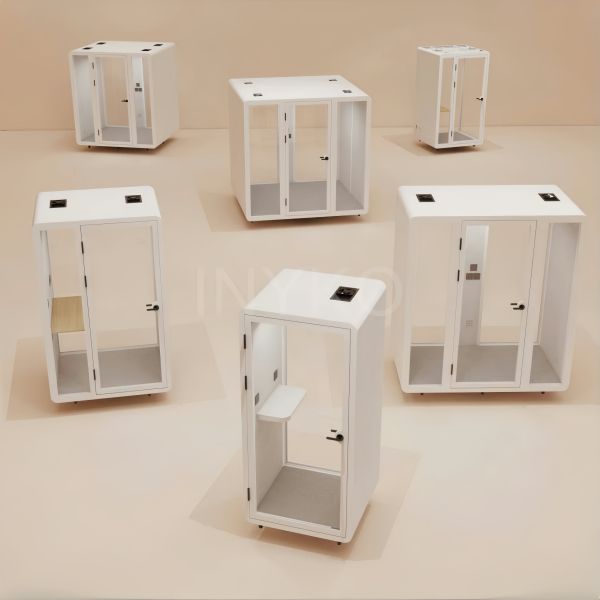 Cabines de réunion modulaires insonorisées