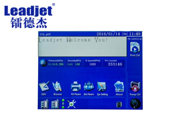 V280 Automatic Industrial Online Inkjet Printer , SGS CE Certificate Inkjet Coding Equipment