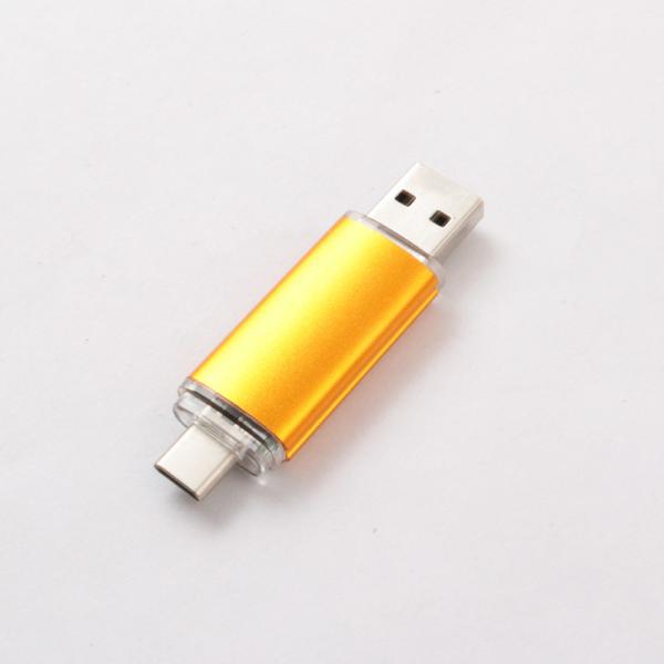 Логотип лазера привода USB металла 256GB OTG внезапный для андроида Iphone