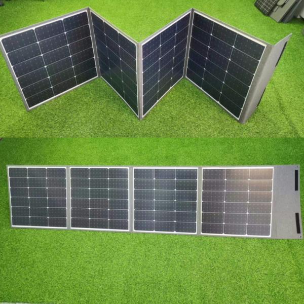 4 Fold High Polymer Solar PV Panel 200W Foldable for Outdoor Off Grid Power for Distributors and OEM Orders