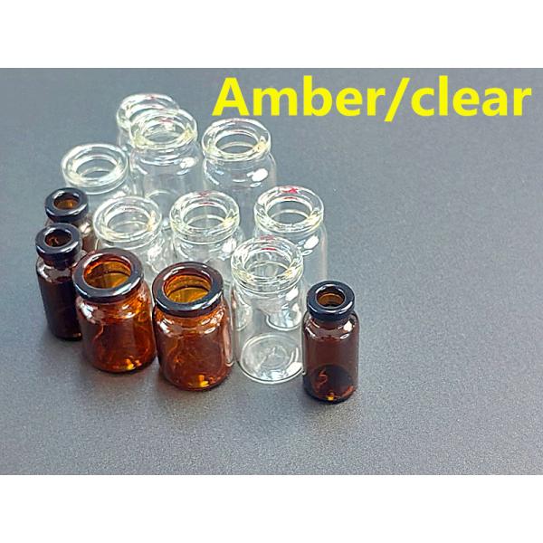 10ml 20ml Amber clear Empty Crimp neck borosilicate tubular Glass Vial for Pharmaceutical Liquid Powder