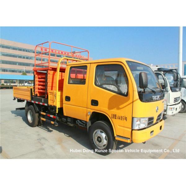 Dongfeng 8-10M Man Lift Boom Truck For High Operation LHD / RHD EURO 3