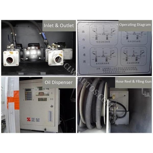 Тележка распределителя топлива стали углерода FAW 4X2 5m3 Q235