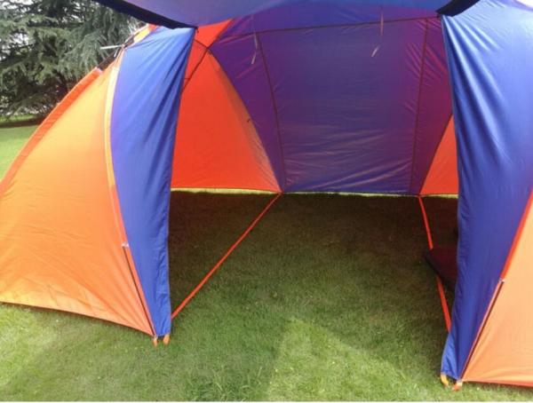 2 Rooms and One Hall Family Camping Tent Family Camping Tent Hiking and Travelling Favouriate High Quality for Camping