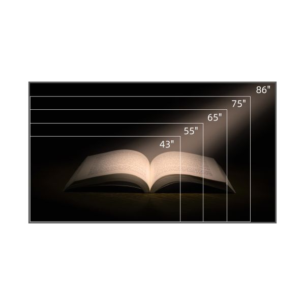 43-86 Inch High Brightness LCD Displays Digital Window Signage