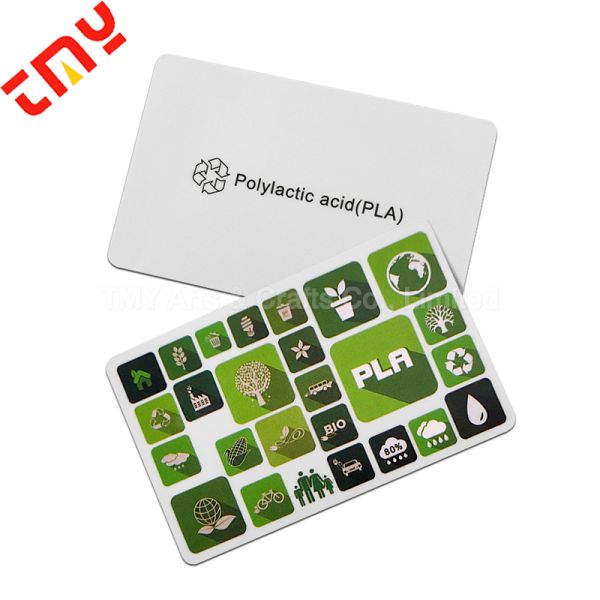 RPVC Eco Friendly NFC Smart Access Control Card 13.56mhz Recycled PLA Rfid Card