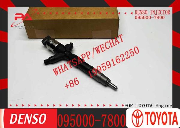 Inyector de combustible diesel Encuentro de inyectores de tren común 095000-7801 095000-7800 23670-30310 para TOYOTA Hiace 2KD-FTV Euro IV